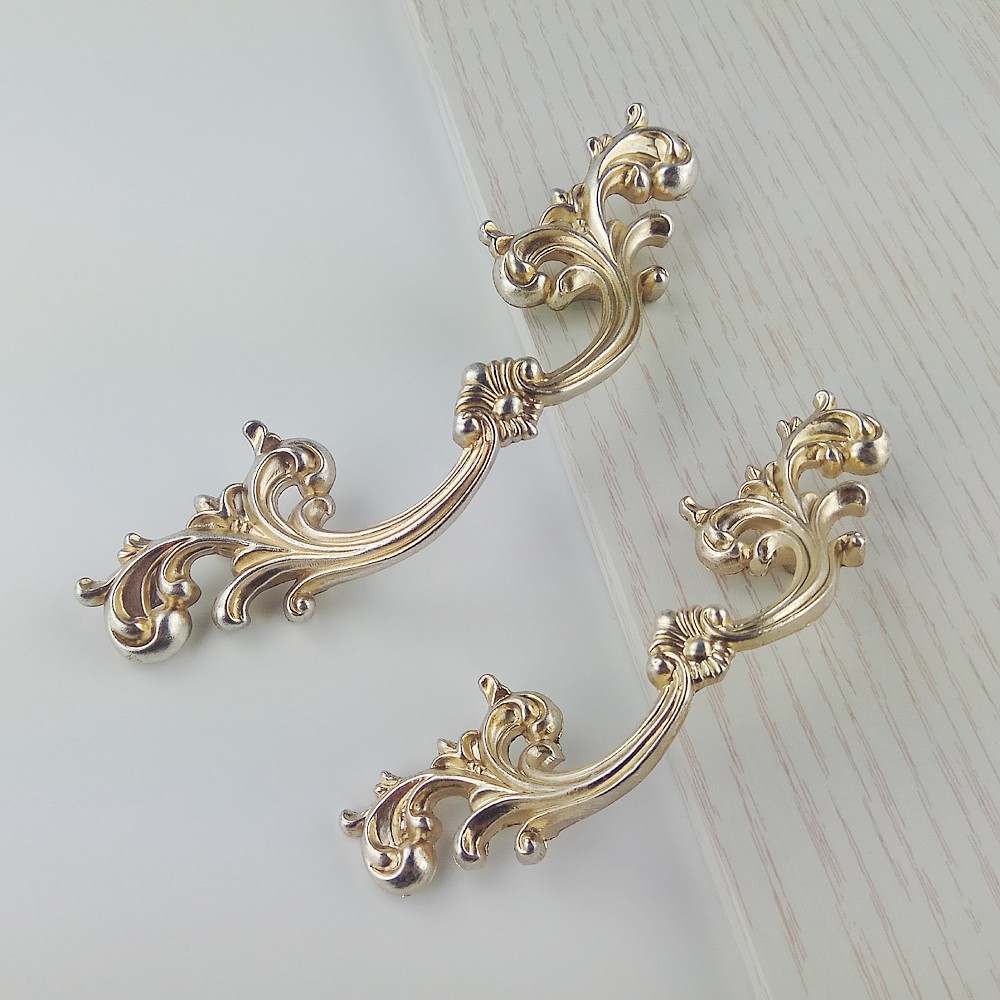Furniture Hardware Drawer Pulls - Antique Silver Classic Furniture Hardware Handle