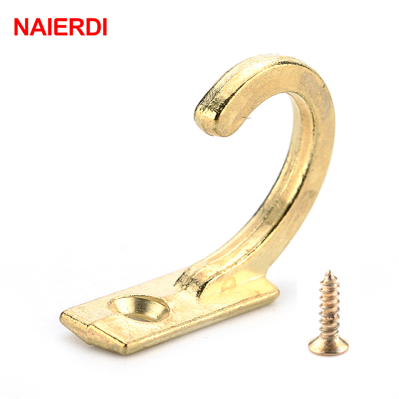 Furniture Hardware Bolts - NAIERDI 10PCS Small Antique Hooks Wall