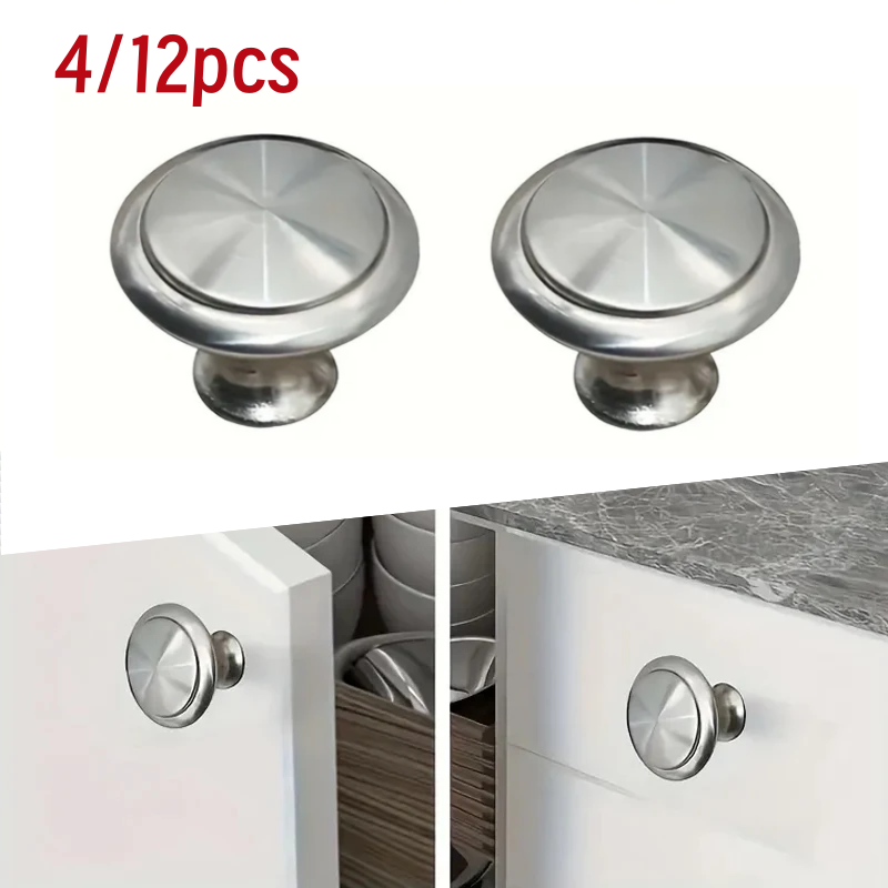 Used Furniture Hardware - 4/12pcs drawer handles, circular cabinet door