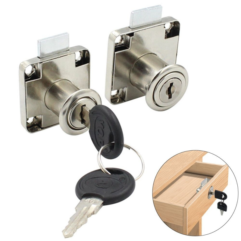 Furniture Hardware Accessories - Zinc Alloy Drawer Lock with 2