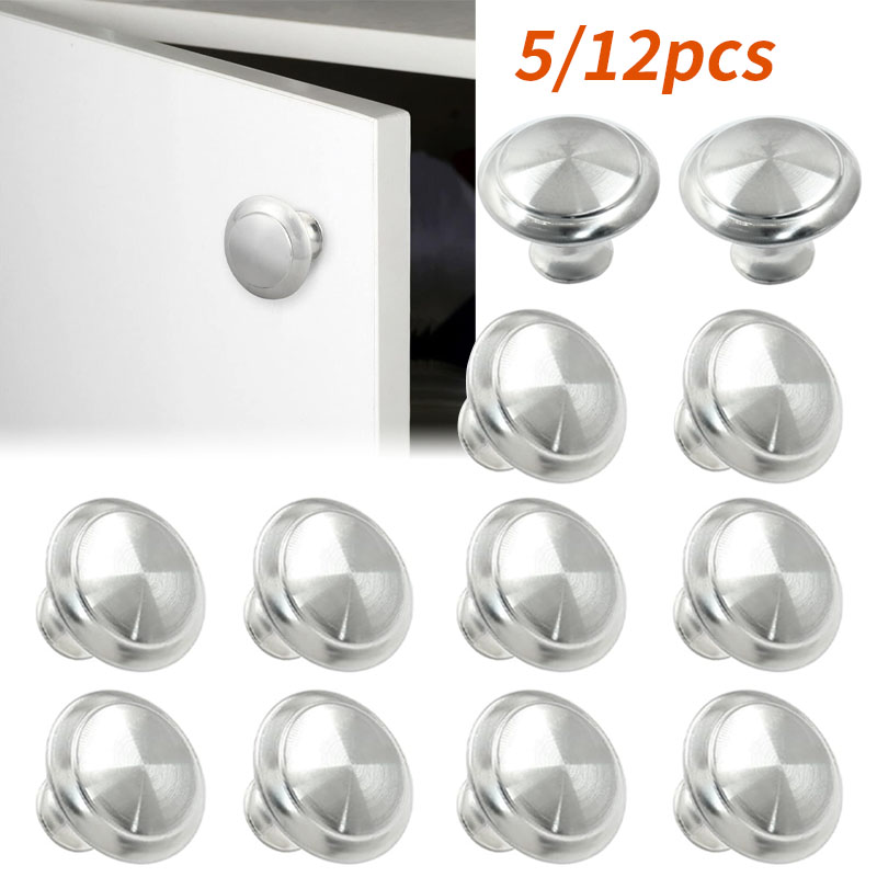 Used Furniture Hardware - 5/12pcs Drawer Handles, Circular Cabinet Door