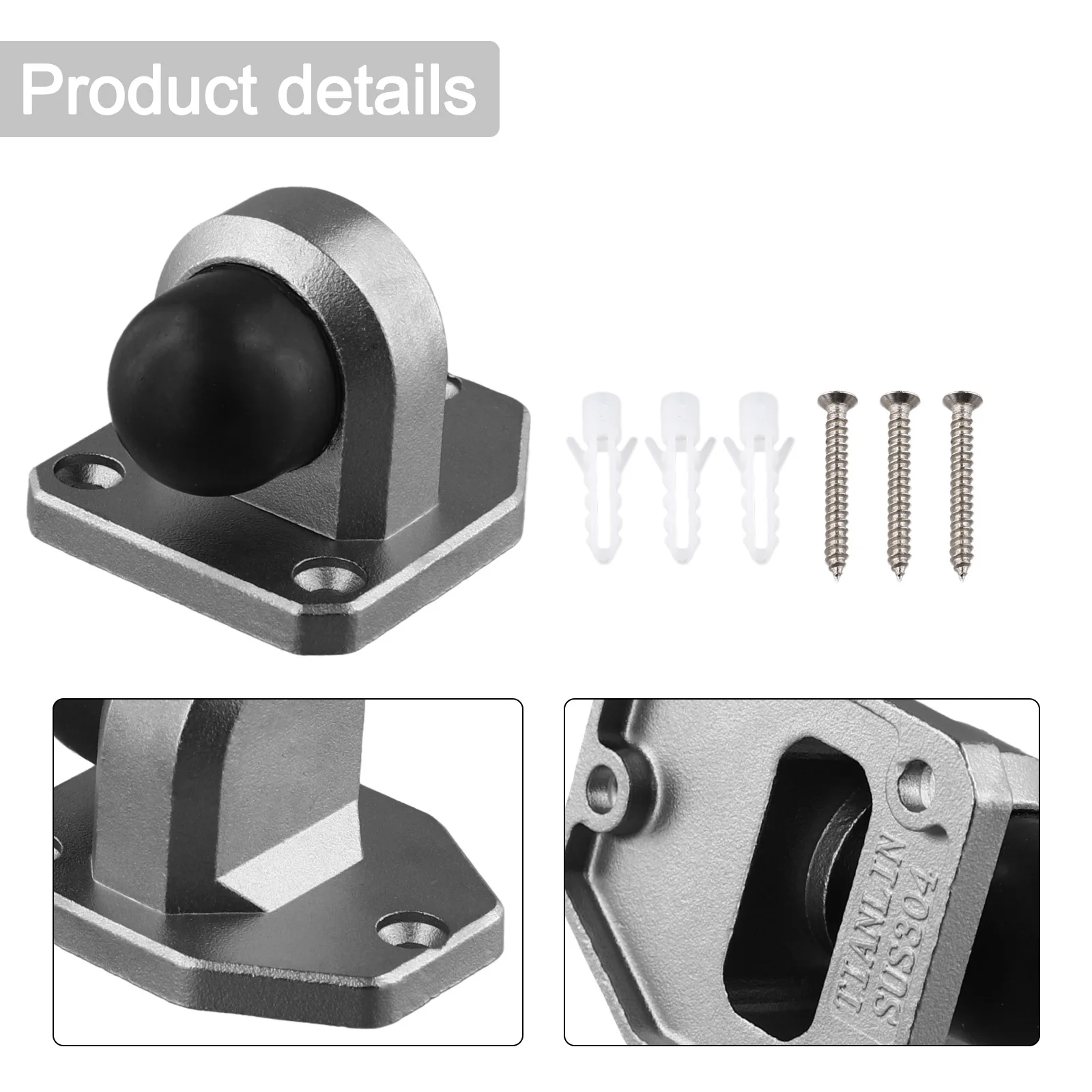 Furniture Hardware Brands - Door Suction Door Stop Wall Mounted
