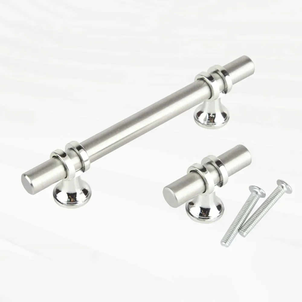 Furniture Hardware Drawer Pulls - 6pack Stainless Steel Cabinet Pulls Kitchen