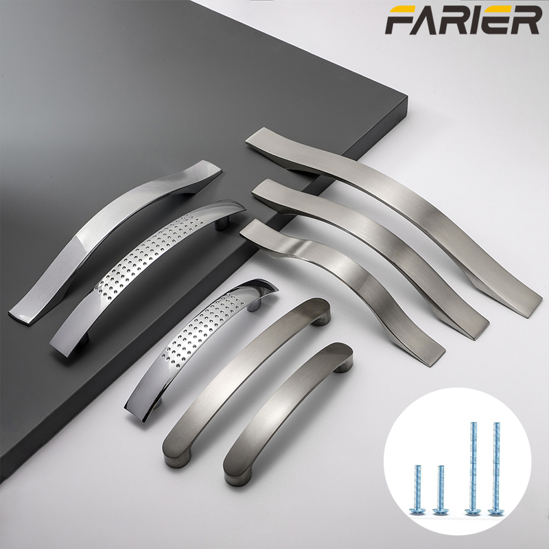 Furniture Hardware Drawer Pulls - Cabinet Handles Knobs Aluminum Alloy Door