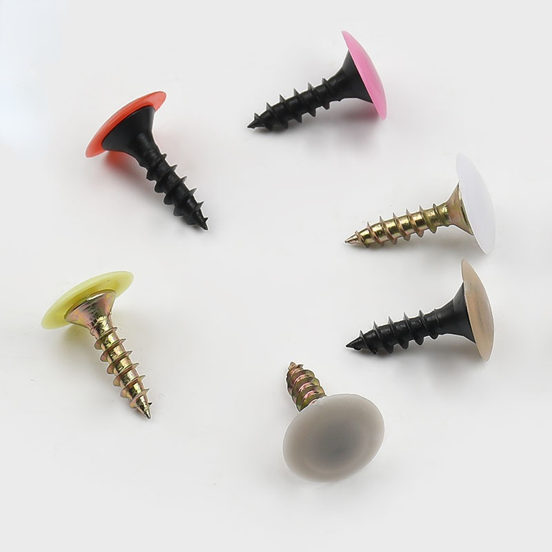 Furniture Hardware Bolts - 100/500/1000pcs Plastic Screw Cap Cover Nuts
