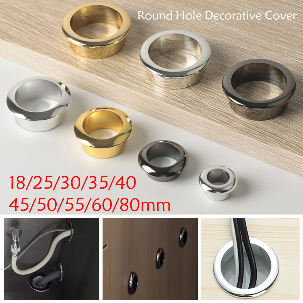 Furniture Hardware Outlet - 18-80mm Table Cable Outlet Grommet Round