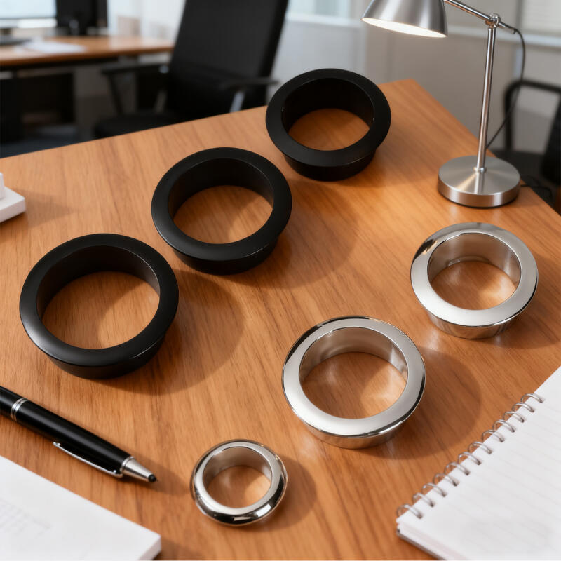 Furniture Hardware Outlet - 18-60mm Zinc Alloy Desk Cable Grommet