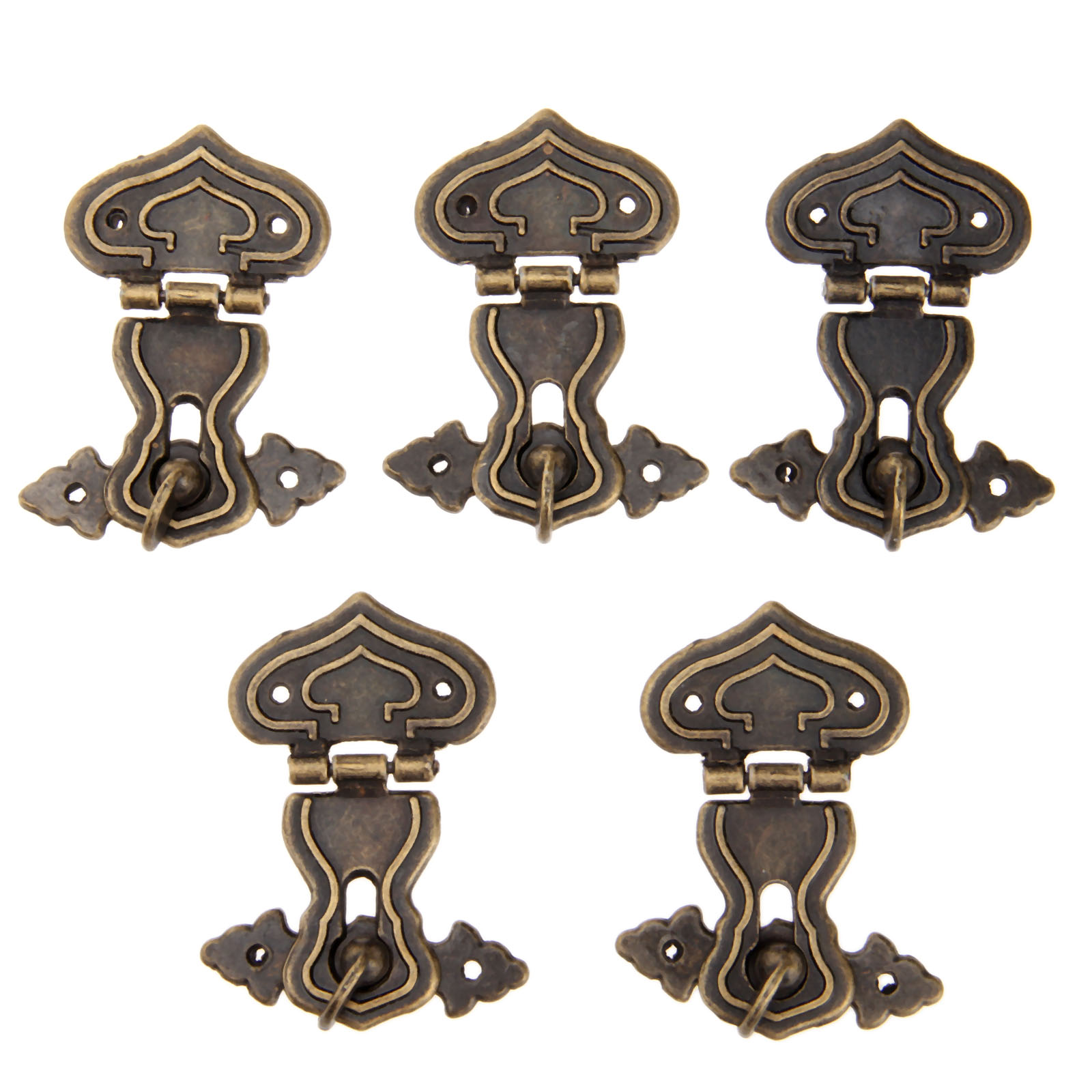 Furniture Hardware Vintage - 5Pcs 63x47mm Antique Metal Lock Decorative