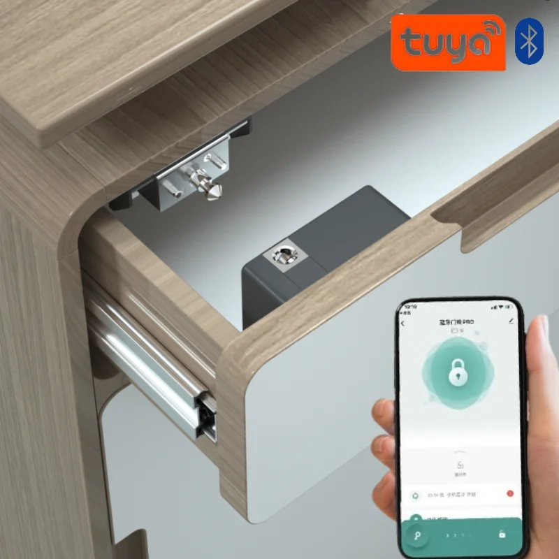 Furniture Hardware Bolts - Tuya Smart Cabinet Door Lock Keyless