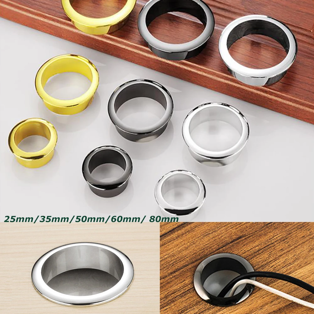 Furniture Hardware Outlet - 25-80MM Office Desk Cable Computer Grommets