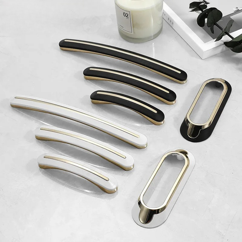 Zinc Furniture Hardware - Modern Simple Zinc Alloy Cabinet Drawer