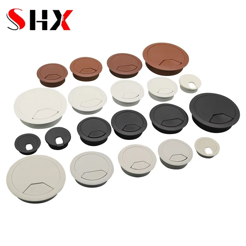 Furniture Hardware Outlet - 80mm Round Wire Hole Cover Green