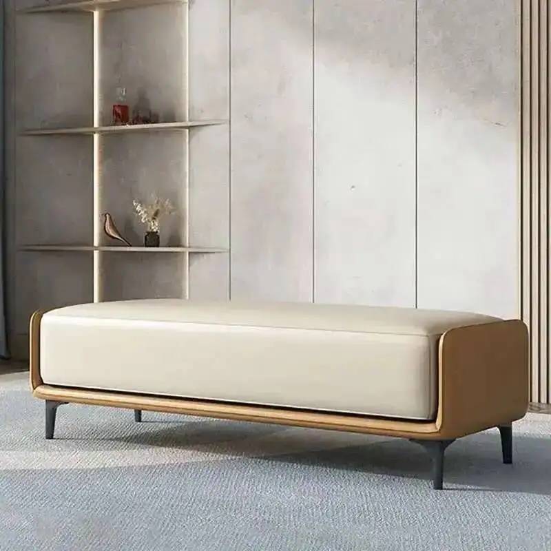 Z. A. Furniture - leather Bed Living Room Stools Shoe