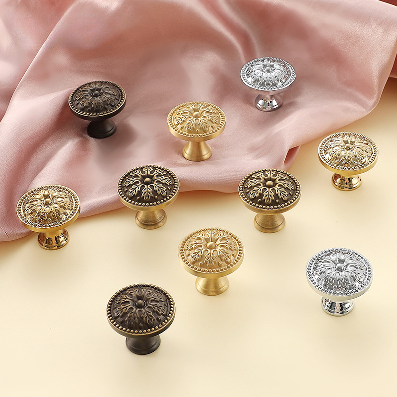 1pcs Satin Brass Cabinet Door  - Furniture Hardware Drawer Pulls ulasan dan harga