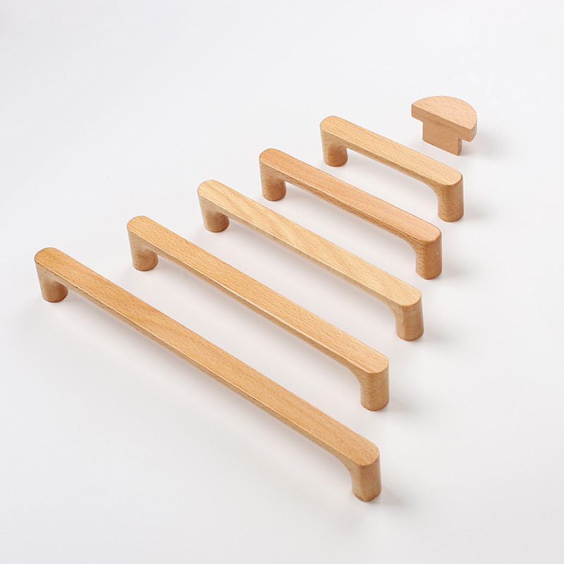 Nordic Wooden Furniture Handle - Furniture Hardware Drawer Pulls ulasan dan harga