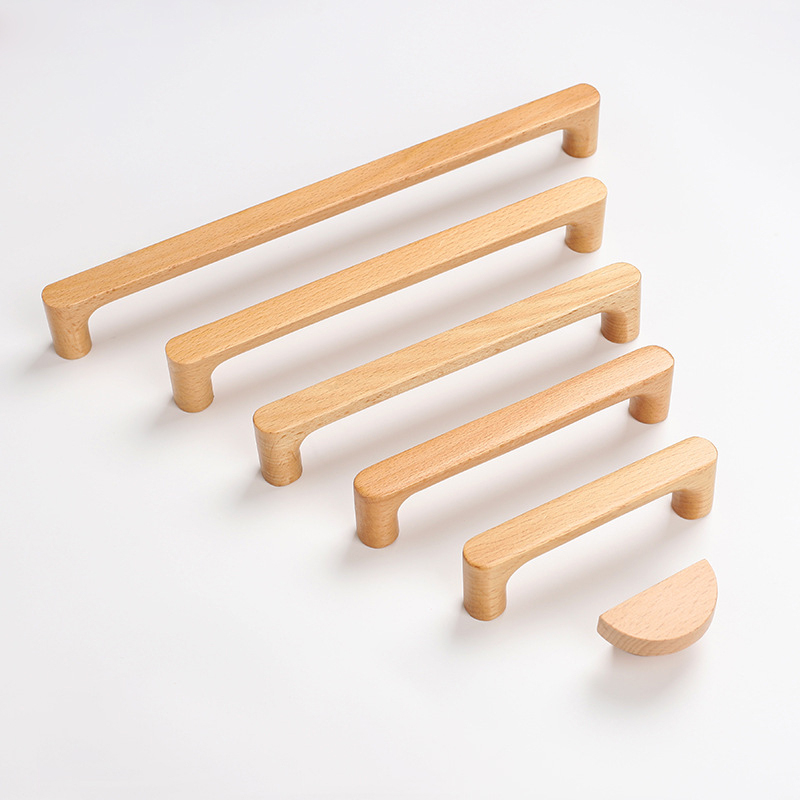 Nordic Wooden Furniture Handle - Furniture Hardware Drawer Pulls ulasan dan harga