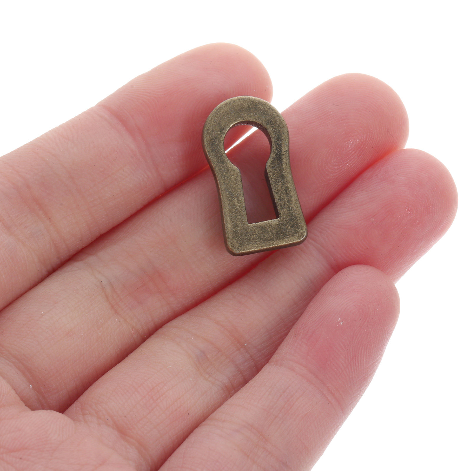 12Pcs Oval Zinc Alloy Keyhole  - Furniture Hardware Bolts ulasan dan harga