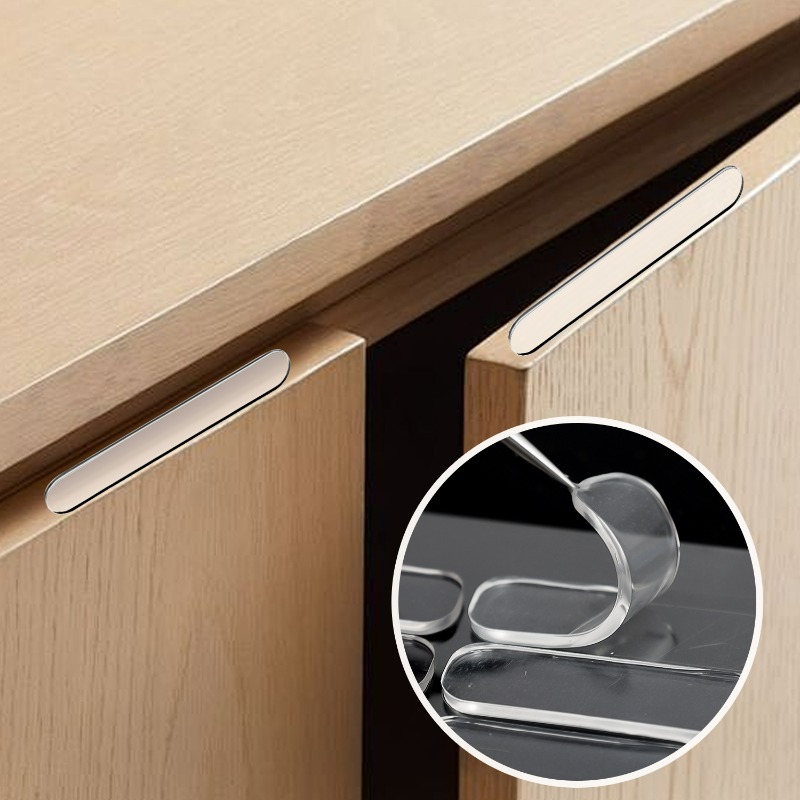 Silicone Cabinet Bumpers Strip - Furniture Hardware Supplies ulasan dan harga