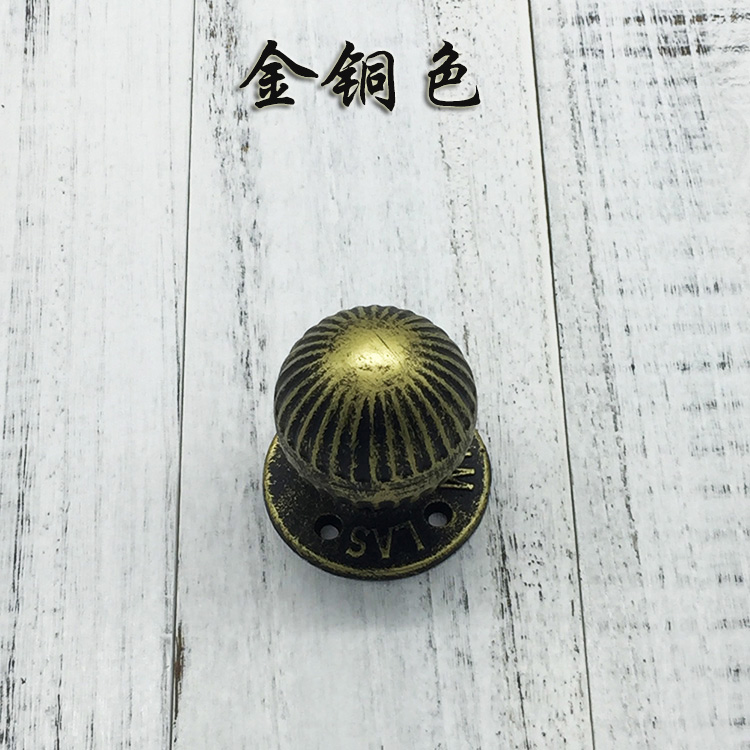 Round Ball Vintage Iron Wooden - Furniture Hardware Vintage ulasan dan harga