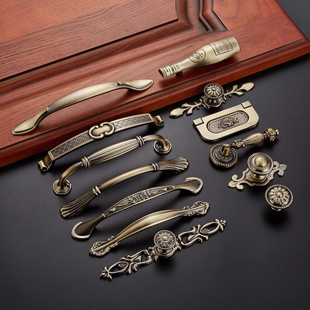 Vintage Bronze Wardrobe Dresse - Furniture Hardware Drawer Pulls ulasan dan harga