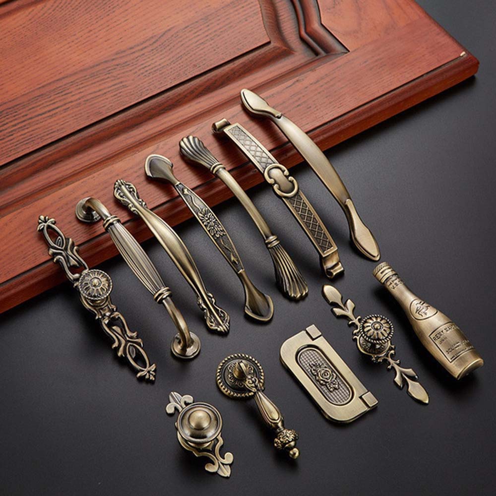 Vintage Bronze Wardrobe Dresse - Furniture Hardware Drawer Pulls ulasan dan harga