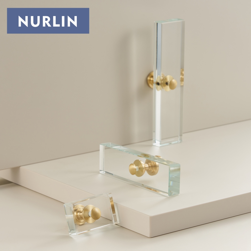 Nurlin Brass Acrylic Cabinet D - Furniture Hardware Vintage ulasan dan harga