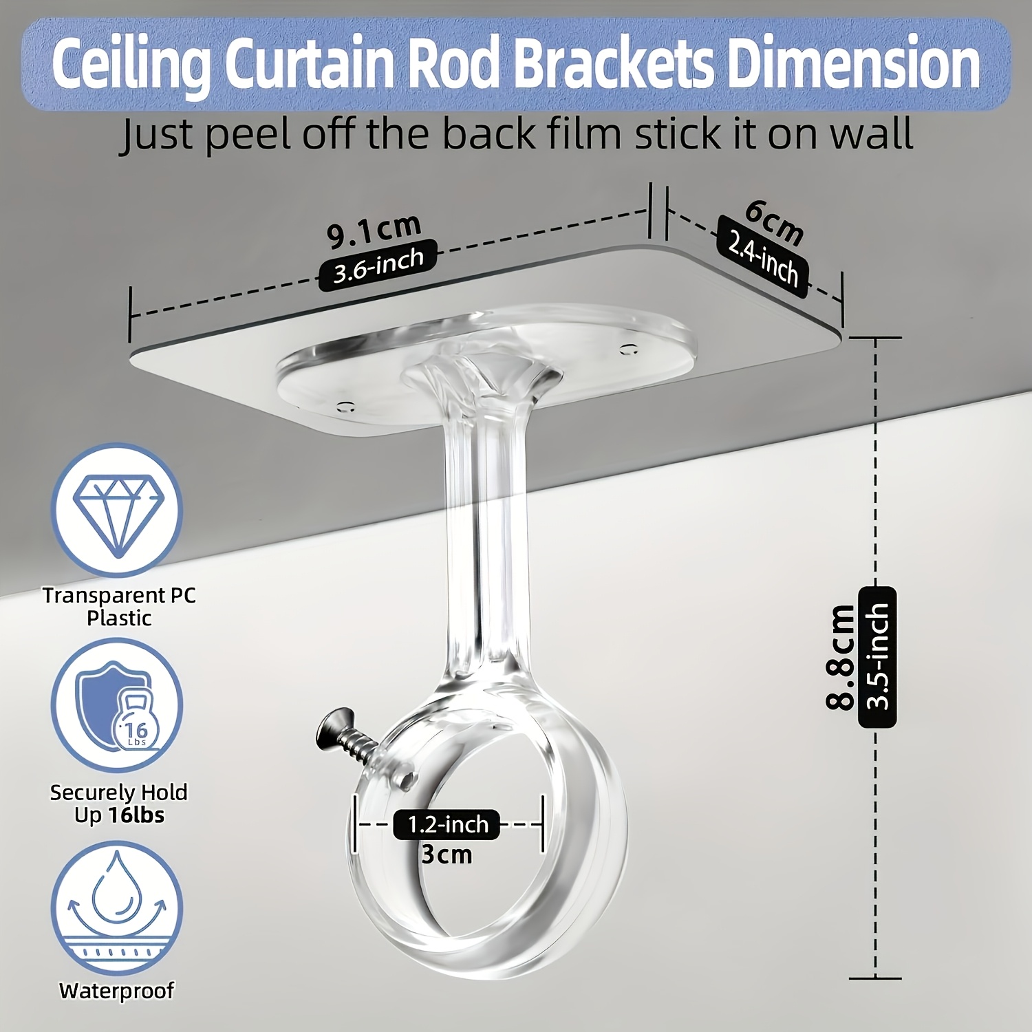 Non Perforated Ceiling Curtain - Furniture Hardware Accessories ulasan dan harga