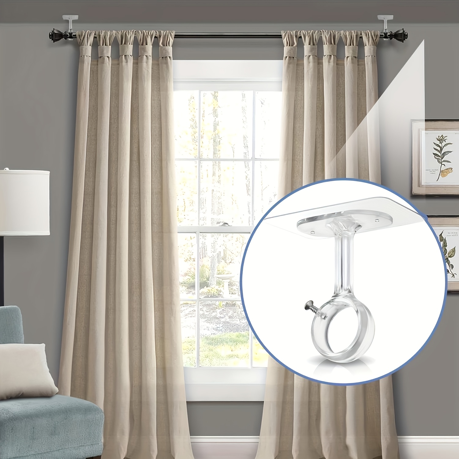 Non Perforated Ceiling Curtain - Furniture Hardware Accessories ulasan dan harga