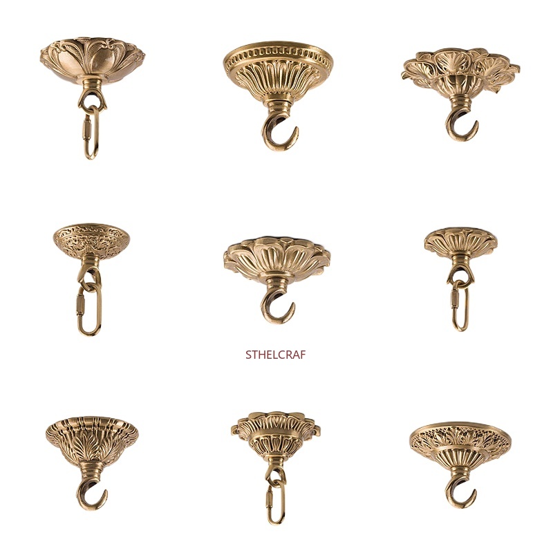 1PC High-end Brass Hook Home I - Zinc Furniture Hardware ulasan dan harga