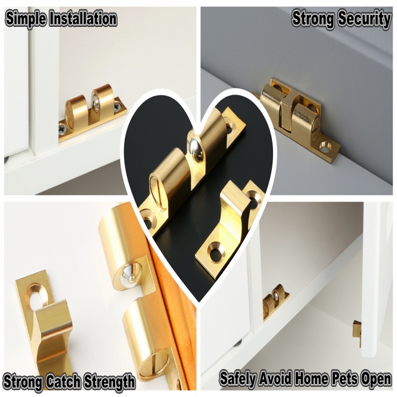3/6pcs Cabinet Closet Door Bal - Furniture Hardware Bolts ulasan dan harga