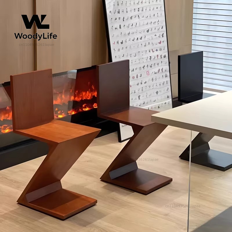 Walnut Vintage Solid Wood Dini - Z. A. Furniture ulasan dan harga