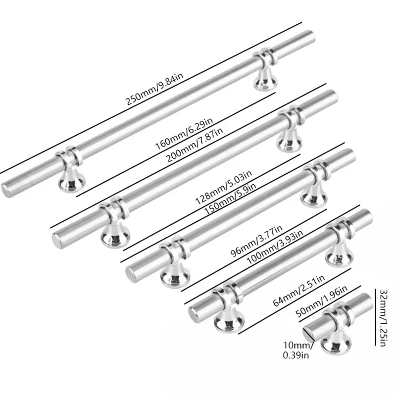 6pack Stainless Steel Cabinet  - Furniture Hardware Drawer Pulls ulasan dan harga