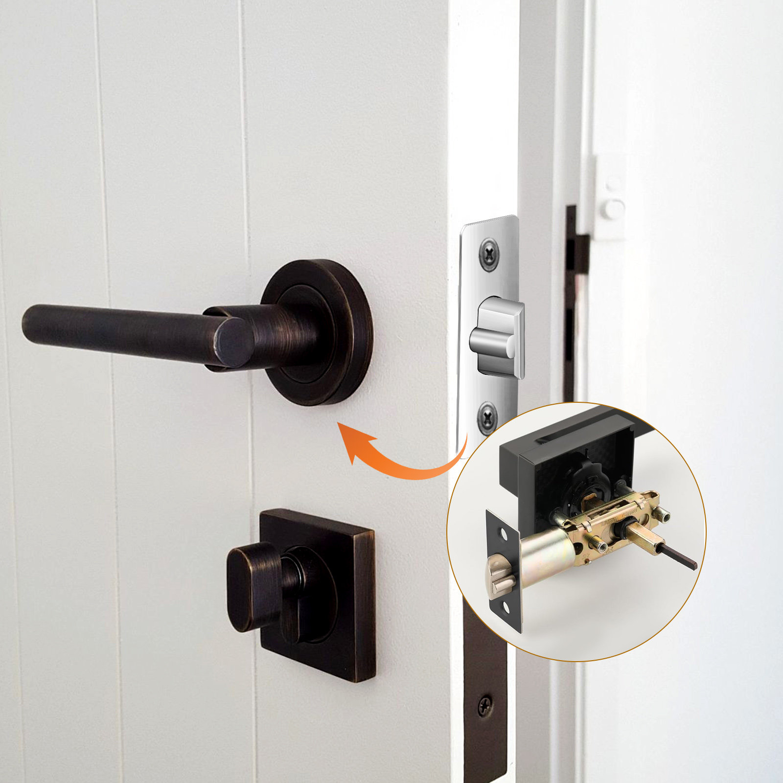 Adjustable Door Latch Hardware - Zinc Furniture Hardware ulasan dan harga