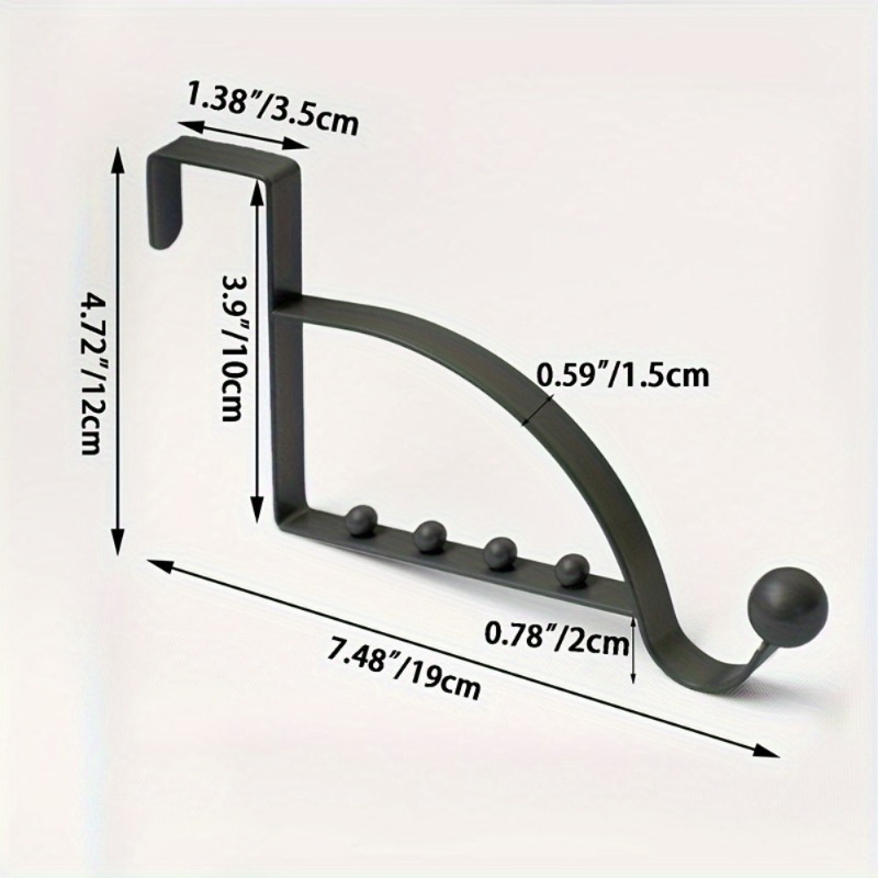 1PC Door Rear Hook Clothes Coa - Furniture Hardware Accessories ulasan dan harga