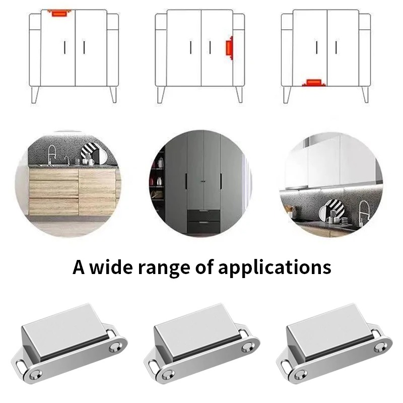 5/12/20pcs magnetic door Catch - Used Furniture Hardware ulasan dan harga