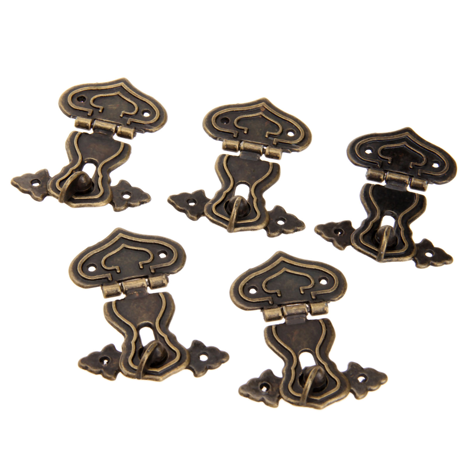 5Pcs 63x47mm Antique Metal Loc - Furniture Hardware Vintage ulasan dan harga