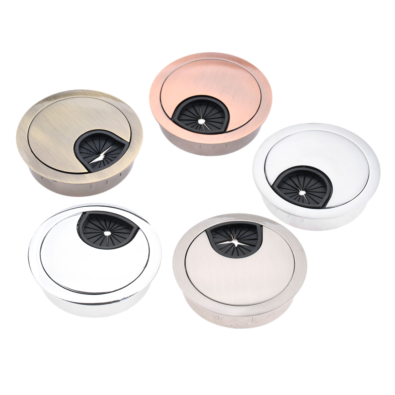 1Pc Zinc Alloy Desk Wire Hole  - Furniture Hardware Outlet ulasan dan harga