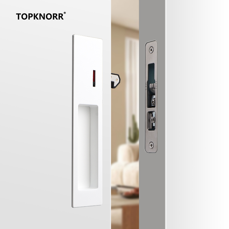Invisible Sliding Door Lock Pu - Zinc Furniture Hardware ulasan dan harga