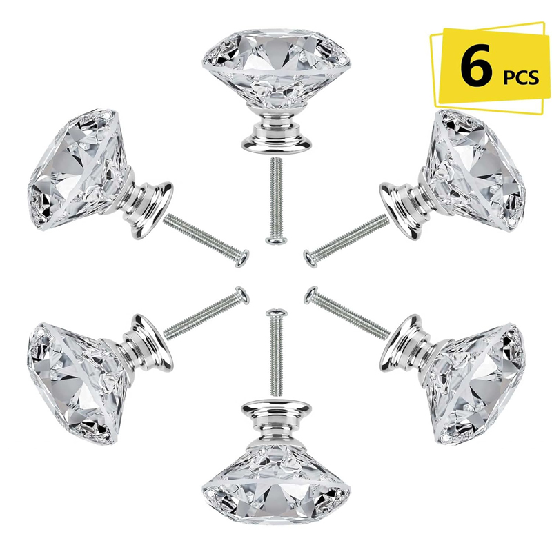 6Pcs Cabinet Knob with Screws  - Furniture Hardware Bolts ulasan dan harga