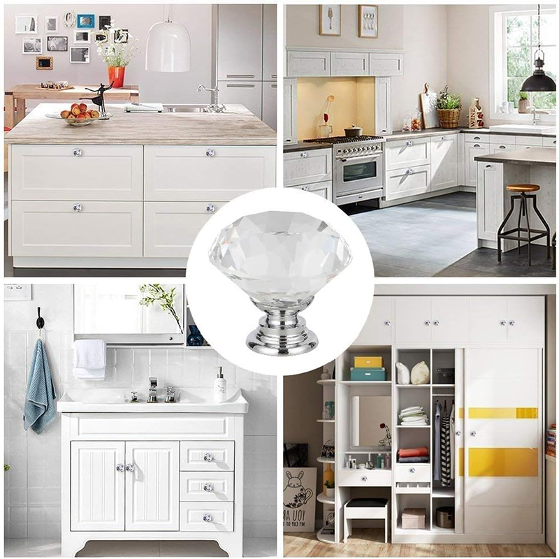 6Pcs Cabinet Knob with Screws  - Furniture Hardware Bolts ulasan dan harga