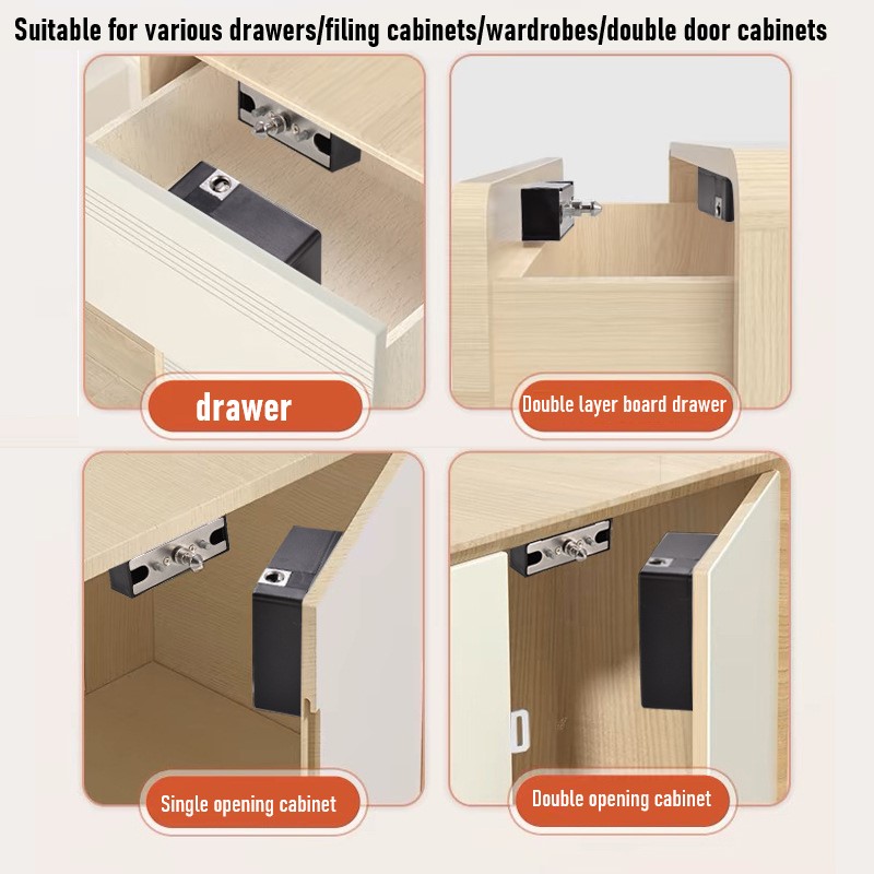 Tuya Smart Cabinet Door Lock K - Furniture Hardware Bolts ulasan dan harga