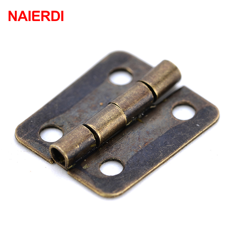 50PCS NAIERDI Antique Hinge Mi - Furniture Hardware Vintage ulasan dan harga