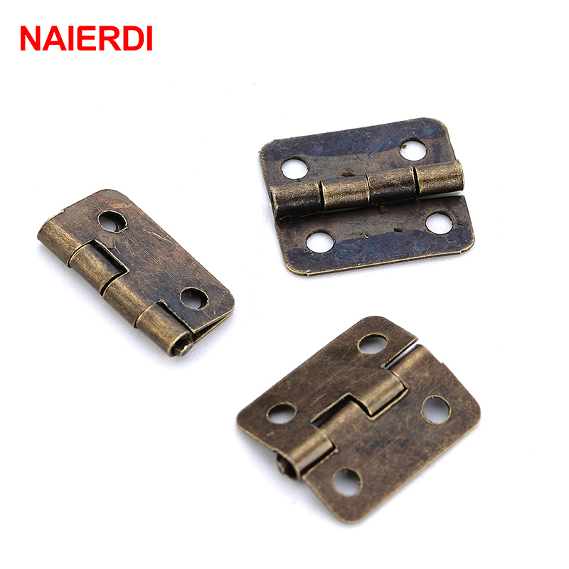 50PCS NAIERDI Antique Hinge Mi - Furniture Hardware Vintage ulasan dan harga