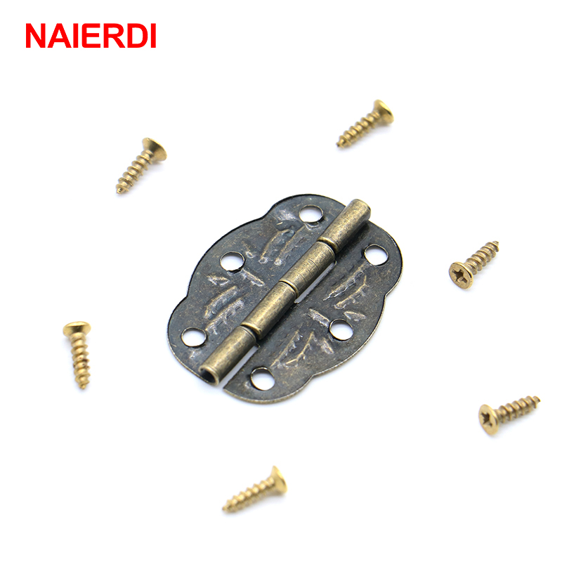 20pcs NAIERDI Bronze Hinges De - Furniture Hardware Vintage ulasan dan harga
