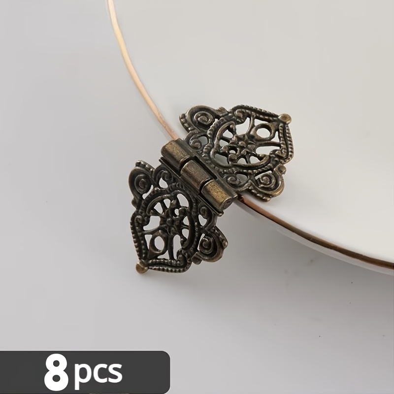 8PCS Vintage Alloy Hollow Flow - Furniture Hardware Vintage ulasan dan harga