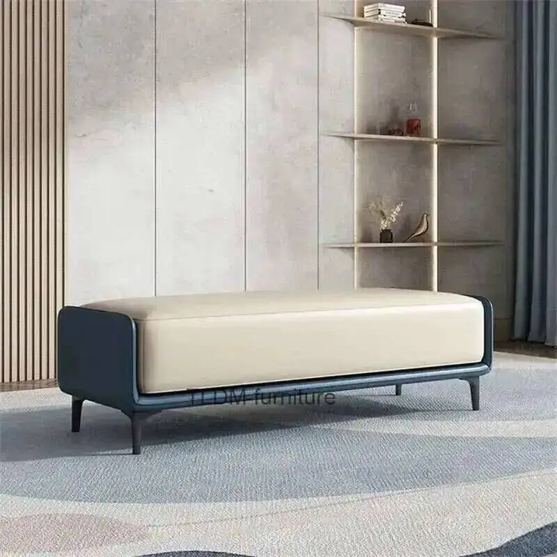 leather Bed Living Room Stools - Z. A. Furniture ulasan dan harga