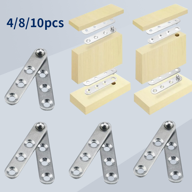 4/8/10 Pcs Rotating Hinges, Us - Used Furniture Hardware ulasan dan harga