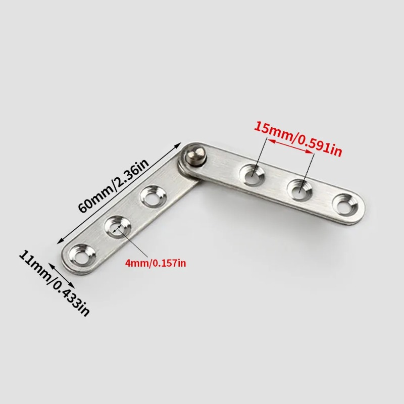 4/8/10 Pcs Rotating Hinges, Us - Used Furniture Hardware ulasan dan harga