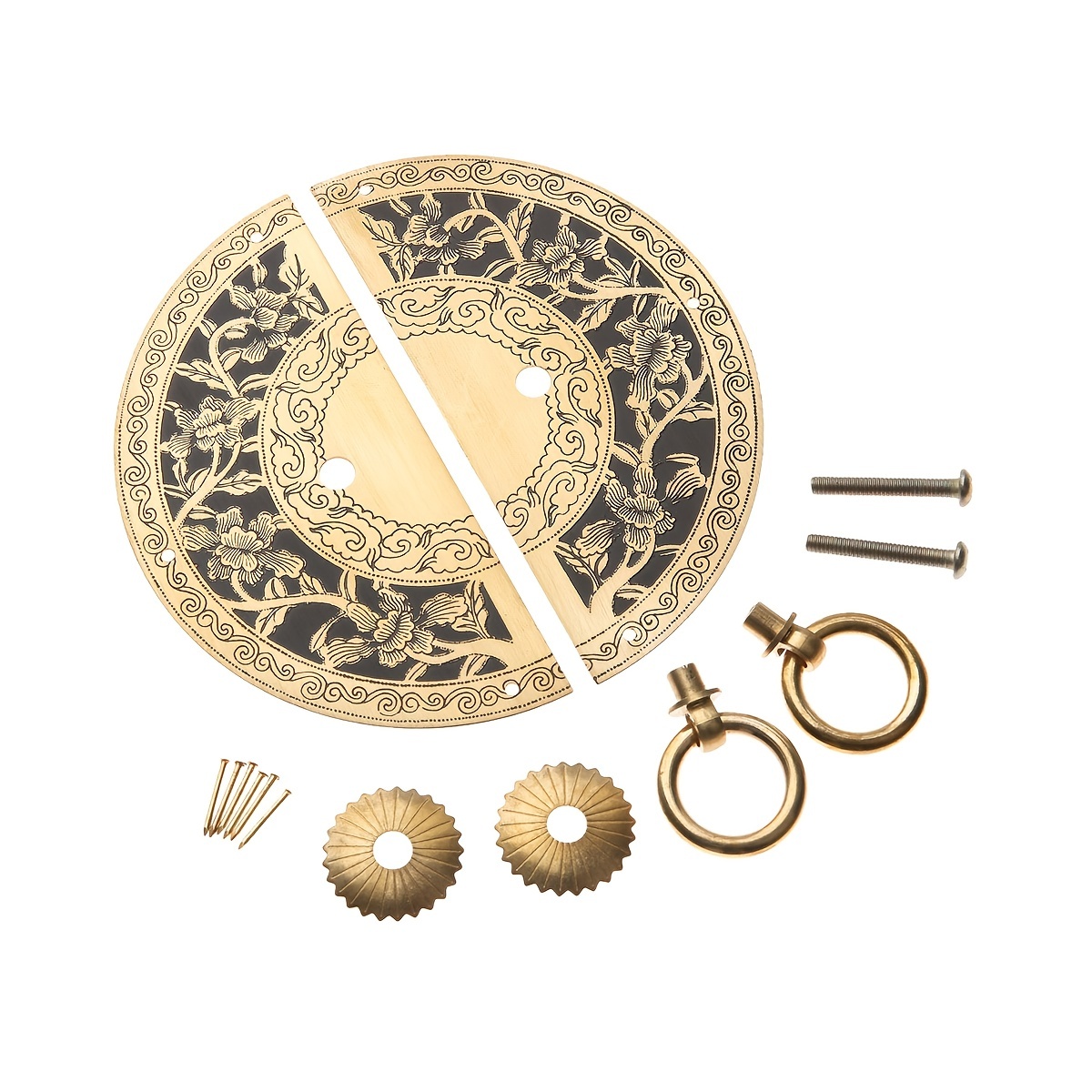 Vintage Brass Latch Plate Hand - Furniture Hardware Vintage ulasan dan harga